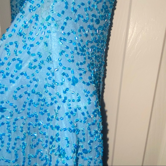 VTG SCALA Gown sequins medium 80s/90s - Picture 13 of 13